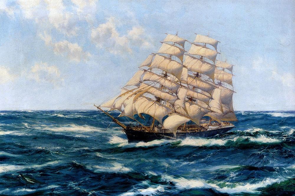 Montague Dawson Broad Horizons